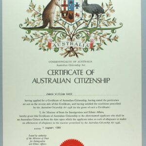 Buy Australian Citizenship Certificate Online