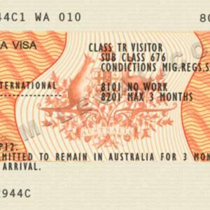 Buy Australian Tourist Visa